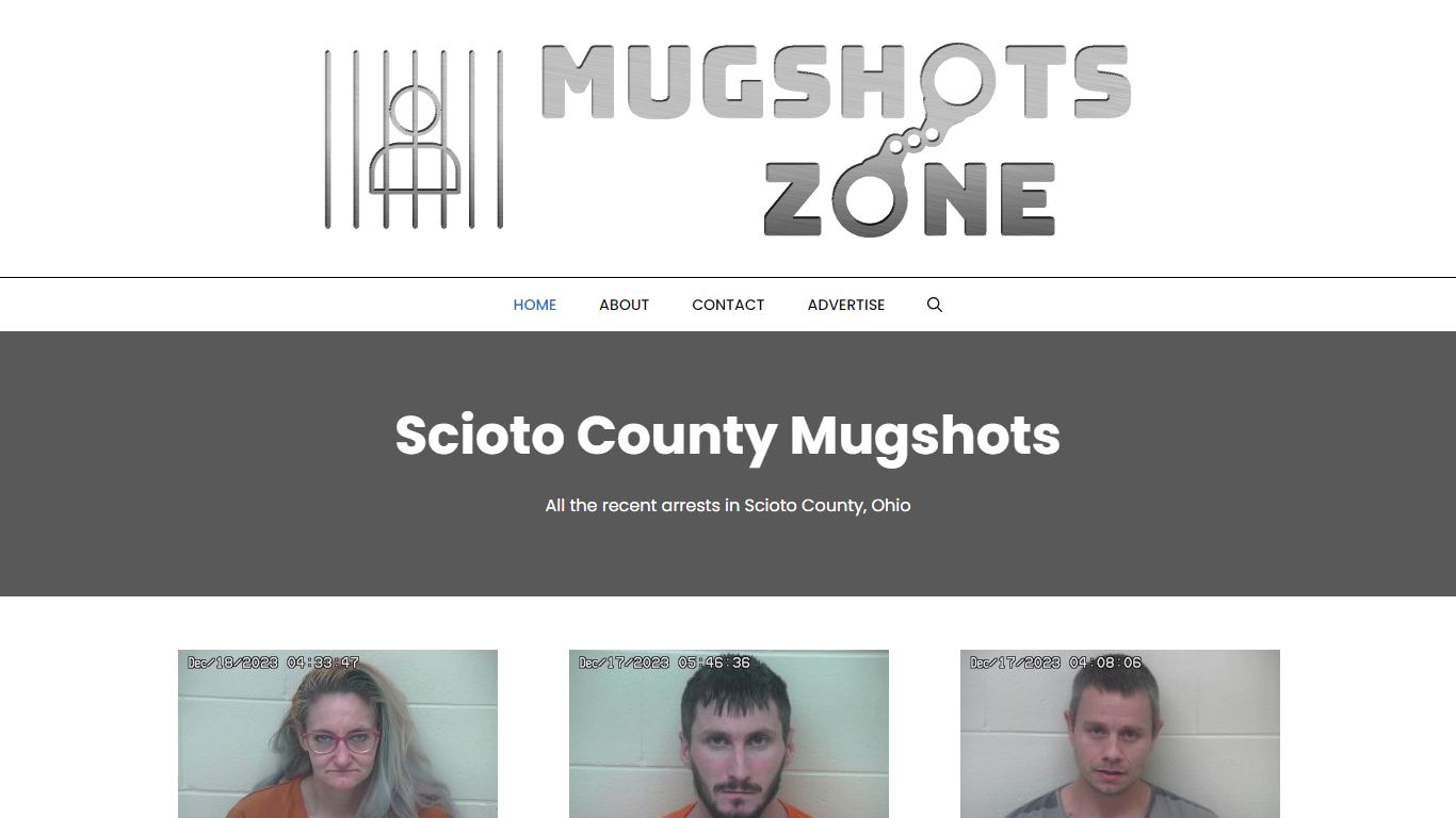 Scioto County Mugshots Zone
